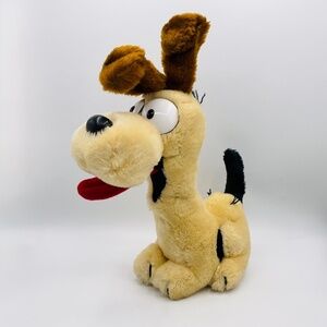 Vintage Garfield Odie Dog Stuffed Animal Plush 1983 Dakin Friends 80s Toy 12”